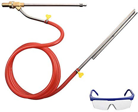 ACAMPTAR Kit di Sabbiatura con Idropulitrice, Attacco per Sabbiatrice un Umido, 5000 PSI, Sgancio Rapido da 1/4 di Pollice