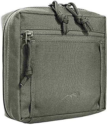 Tasmanian Tiger TT Tac Pouch 5.1 IRR Rucksack Zusatz-Tasche mit Molle-System kompatibel, Zubehör-Tasche für EDC, Werkzeug oder kleine Erste Hilfe Sets, 15 x 15 x 6 cm, Steingrau-Oliv IRR