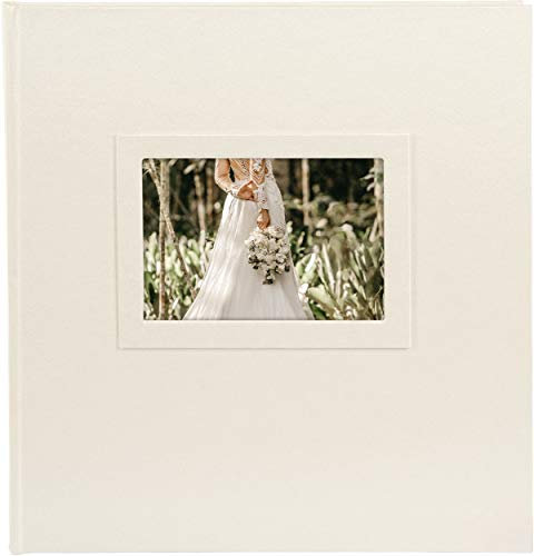 goldbuch Hochzeitsalbum Herzklopfen, Fotoalbum mit 60 weißen Seiten und Pergamin, Erinnerungsalbum mit Ausstanzung für eigenes Bild, Album veredeltes Papier in Satinoptik, ca. 30 x 31 x 4 cm, 08 009