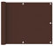 vidaXL Balkon Sichtschutz Bespannung Terrasse Windschutz Sonnenschutz Balkonbespannung Balkonverkleidung Braun 75x400cm Oxford-Gewebe
