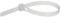 100 Pack Releasable Reusable Cable Ties Black Natural Strong Nylon Premium Cable Ties (7.6mm x 300mm, Natural)