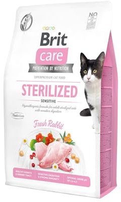 VAFO PRAHA s.r.o. Brit Care Cat Sterilized Sensitive Trockenfutter für Katzen, 400 g