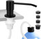 Linkstyle Distributeur de Savon pour évier de Cuisine, Pompe à Eau de comptoir en Nickel brossé avec Tube en Silicone de 48 se connecte à Une Bouteille de Savon pour Salle de Bain et Vaisselle, Noir