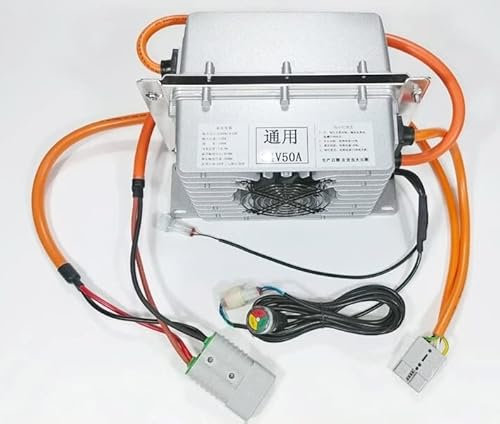 IP65 waterproof 36V 60A 50A 42V 40A Charger 43.8v 12S 40A 50.4v charger Smart Charger for lithium ion battery lifepo4 LTO li ion (Color : 12S 50.4v lithium, Socket Standard : 60A)