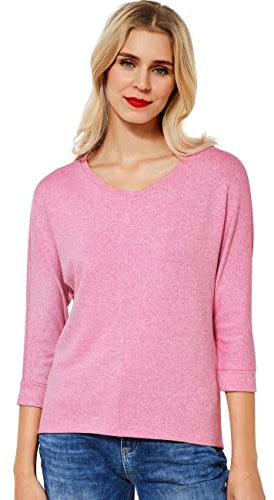 Street One Damen A318641 T-Shirt, pink Crush Melange, 40
