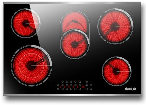 Cooksir Electric Cooktop 30 Inch 5 Burner 8400W High Power 240V