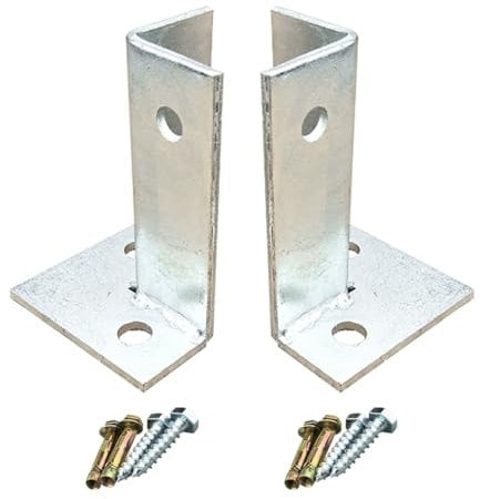 Adjustable Post Base Galvanized Stainless Steel Post Brackets Heavy Duty Wood Post Anchor For Pavilion Deck Railing Support Deck Base Plate(Color:2PCS,Size:Height 100mm)