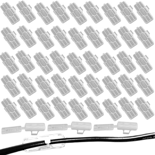 60 Stücke Transparent Kabeletiketten, Kabel Beschriftung, Kabelbeschriftung Drähte, Drähte Kabelbeschriftung, Transparenter Kabelmarkierer, Für Kennzeichnung Und Sortierung Von Kabeln Aller Art.