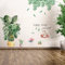 astylishome Wandtattoo Wald Palme Wandsticker Baum Strand Vögel Grüne Pflanze Wandaufkleber Kinderzimmer Babyzimmer Wohnzimmer Schlafzimmer Wanddeko 0817