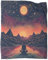 KWFYBEHZ Yoga Extra Weiche Baumwolldecke,Vier Jahreszeiten Sun Mond and Sterns Mehrzweck-Tagesdecke Sofadecke Überwurf Sofaüberwurf,for Boys and Mädchens 60x80inch(150x200cm)