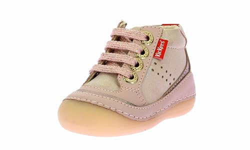 Kickers Jungen Unisex Kinder Kick Sopum Stiefelette, Rosa, 23 EU