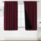 BellaHills 100% Verdunklungsvorhänge mit Kräuselband Gardinen 2er Set H145 x B140 cm, Blickdicht Vorhang Thermovorhang Hitzeschutz, Blackout Curtain für Schlafzimmer Wohnzimmer, Burgundisch