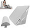 Ayolofei Verstellbares Keilkissen, 3 in 1 Memory Schaum Lesekissen für Bett and Sofa mit Kopfstütze & Waschbarem Bezug, Ergonomisches Kopfkissen für Beinhochlagerung, Rückenstütze, Lesen