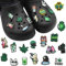 BABYZOCO Pines Charms para crocs, Crocs Pin, Crocs charms, Shoe Charms, Adornos De zapatos, decoración de zapatos para Regalos, Colgante de zapato, Diseño de Marihuana, Pack 16 unidades