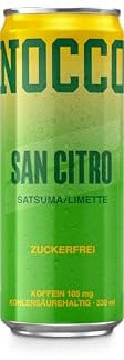 3 Dosen NOCCO BCAA Drink | San Citro | Buxtrade | 330 ml | 105 mg Koffein