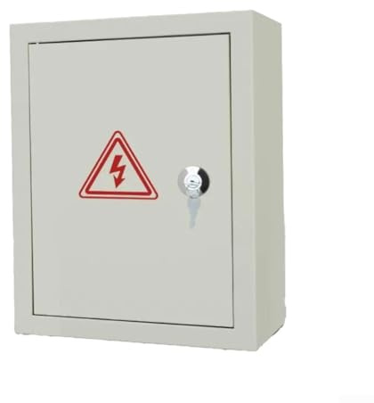 Wasserdichter elektrischer Verteilerkasten IP54 Edelstahl 201 Gehäuse mit polierter Oberfläche, Wandmontage für den Innen- und Außenbereich, abnehmbare verzinkte Montageplatte, Kabelkanäle, sicherer