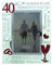 Oaktree Gifts Bilderrahmen 40. Jahrestag Geschenk verspiegelt 4 x 6