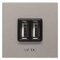 Niessen - Toma cargador usb 2m 2x750ma/5v plata
