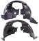BESTPRICE 1x Radhausschale vorne links, 1x Radhausschale vorne rechts Kompatibel mit MERCEDES-BENZ VIANO (W639), VITO/MIXTO Kasten (W639), VITO Bus (W639)