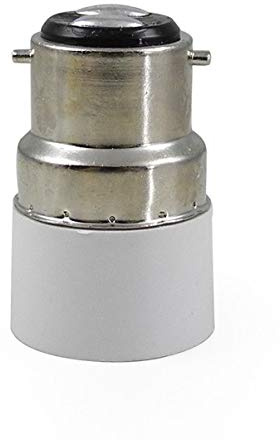 Mr Gadget Solutions® Light Bulb Socket Converters Adapter, BC to SES, Bayonet Cap to SES, 14mm Screw