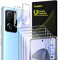 ivoler 4 Piezas Protector de Pantalla Compatible con Xiaomi 11T 5G / Xiaomi Mi 11T Pro 5G con [2 Piezas] Protector de Lente de Cámara y Marco de Instalación Fácil, Cristal Vidrio Templado Premium