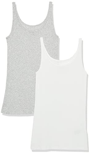 Amazon Essentials Women's Slim-Fit Thin-Strap Tank Top, Pack of 2