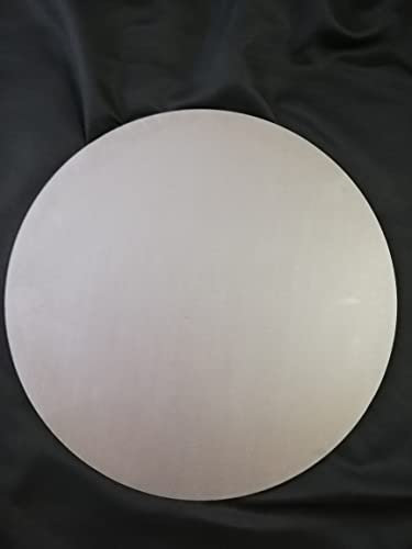 KOCH #70 Backstahl Platte rund 32 cm für knuspriges Brot & perfekte Pizza - Massiv 3,2 KG - 5mm Stärke - Pizzablech für Backofen, Minibackofen, Gasgrill- Feuerplatte - Qualität Made in Germany