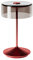 SIGOR Numotion - Dimmbare LED Akku-Tischleuchte Indoor & Outdoor, IP54 spritzwassergeschützt, Höhe 26,5 cm, aufladbar mit Easy Connect, 12 h Leuchtdauer, kirschrot