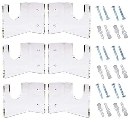 JAWSEU Schwerthalter Katana, Schwertständer Samurai-Schwert Waffenständer, Acryl Schwert Haken Schwerthalter Wandmontierter für Standard Swords