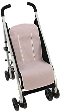 Universalbezug für den Sommer, für Kinderwagen, leicht, atmungsaktiv, kompatibel mit Maclaren, Bugaboo Bee, Cibex usw. 0-rosa Puder