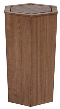 Poubelle de cuisine Poubelle en bois avec couvercle pour poubelle pour intérieur, extérieur ou hôtel commercial, utilisation de bureau, créativité, maison, salon, poubelles de salle de bain (couleur