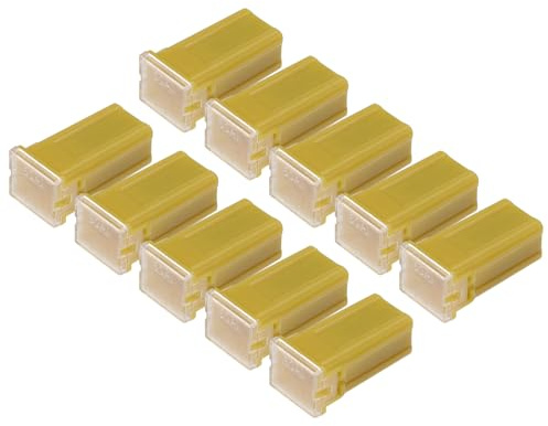 Hihaha 60A Micro Cartridge Fuses/Inner FMM M-Case Type Fuses/Durable/10 Pcs