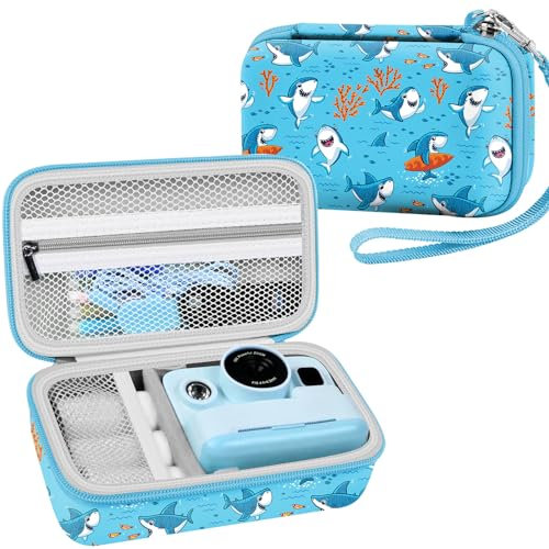 Leayjeen Étui de Protection pour Appareil Photo numérique, Compatible avec Kodak EKTAR H35, étui de Protection pour Appareil Photo Compact, Eva Hard Case (étui de Protection Uniquement) Bleu