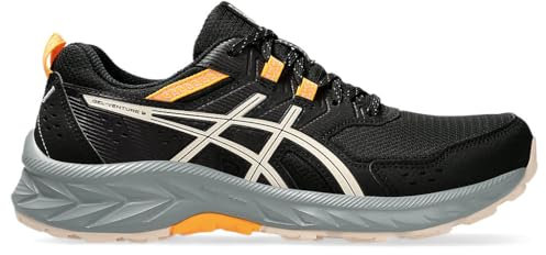 ASICS Damen Gel-Venture 9 Sneaker, Black Pearl Pink, 40.5 EU