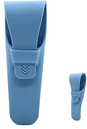 Rasierer Hülle,Rasierer Travel Case,Rasierer Aufbewahrungsbox,Tragbare Silikon-Rasierer-Schutzhülle,Aufbewahrung Rasierer,Reiseetui für Rasierer,Reiseetui Rasierer,Rasierer Reiseetui,Blau