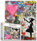 Tucocoo Puzzle im Banksy-Stil, 1000 Teile, Puzzles für Erwachsene, Graffiti-Mädchen, Straßenkunst-Puzzles für anspruchsvolle Familienaktivitäten, buntes DIY-Handarbeitspuzzle für Heimdekoration
