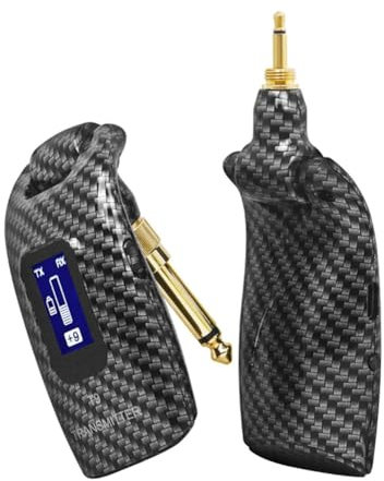 Begchy T9 - Transmisor de fibra de carbono para guitarra, receptor inalámbrico de 5,8 G, transmisor Bluetooth, fácil de usar