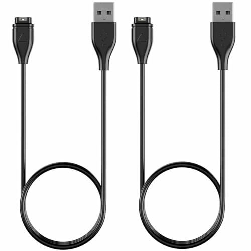 Caricabatterie USB Magnetico per Garmin Forerunner 55/245/45/935/945/955 - 2 Pezzi Cavo di Ricarica per Garmin Watch