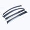BALIJUN Auto Windabweiser für Toyota RAV-4 2009-2013, ABS Regenabweiser Windabweiser Seitenfenster Autofenster Luftabweiser Beschattung Auto Zubehör,ABS Plating