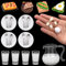 Wichtel Zubehör Miniatur Besteck und Teller Set, Wichtelzubehör Küche Miniatur Milchkanne und Milchtassen Geschirr Sandwiches Brot Kekse Weihnachten Puppenhaus Zubehör 1 12 Weihnachtswichtel Zubehör