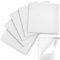 Classic Baseplates, Peel and Stick Base Plates for Building Bricks, Compatible with Major Brands, Self-Adhersive Base for Bricks 10 x 10, 6 Pack White