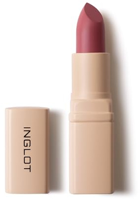 INGLOT Creamy Soft Lipstick Raspberry Blush 507 Pink 4.4 g | Creamy, highly pigmented lip colour with a comfortable feel; alcohol-free; suits all skin types