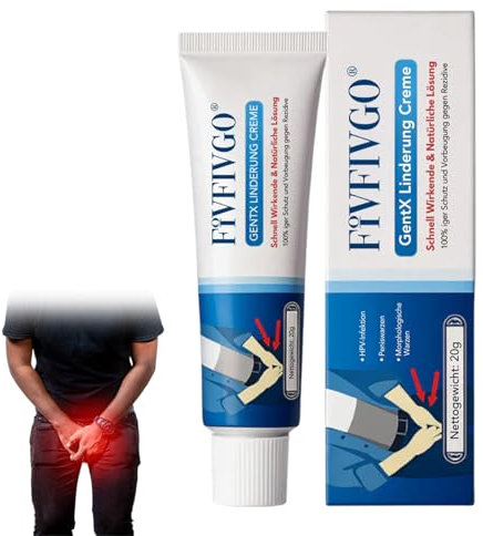 Fivfivgo Creme, Professionelle Linderung Warzen Entfernen Creme, Natürliche Fivfivgo Muttermale & Warzen Entfernencreme, Intimhautpflegecreme für jedermann 20g (1 Stk)