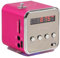 XUMIUZIY Mini Player Music Player, Digital Portable Mini Speaker Music MP3/4 Reproductor, TF Tard/Disco USB de Soporte, Radio FM para Exteriores e Interiores (Rosado)