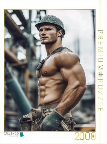 Puzzle · Die Welt braucht Starke Männer – ich Brauche nur seinen Blick | 2000 Teile · Lege-Größe 90 × 67 cm · CALVENDO Puzzle