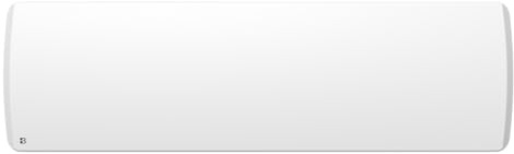 BESTHERM - Radiateur électrique fixe à inertie sèche céramique 1500W Bestherm ARIA plinthe blanc