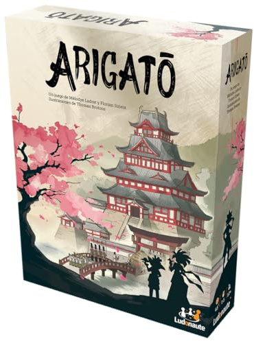 Ludonaute Arigato, Brettspiel, ab 10 Jahren, für 2 bis 5 Spieler, 45 Minuten pro Spiel, Spanisch