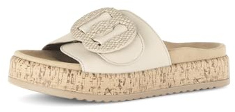Gabor Damen Pantoletten, Frauen Clogs, Pantoletten,orthopaedisch,einlege-Sohlen,Soft-Move,daempfung,Best-Fitting,pink,Vanilla/Oat,40 EU / 6.5 UK