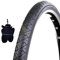 1 chambre + 1 pneu noir pour vélo vélo City Bike routière 26 x 1.40 (37 – 559)