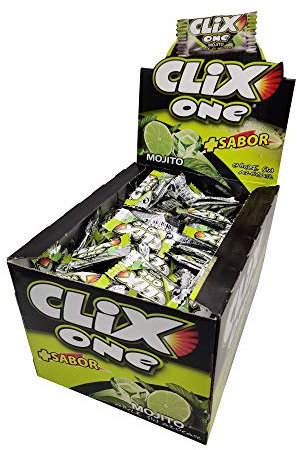 CLIX ONE MOJITO - CHICLE SIN AZÚCAR - Caja de 200 unidades